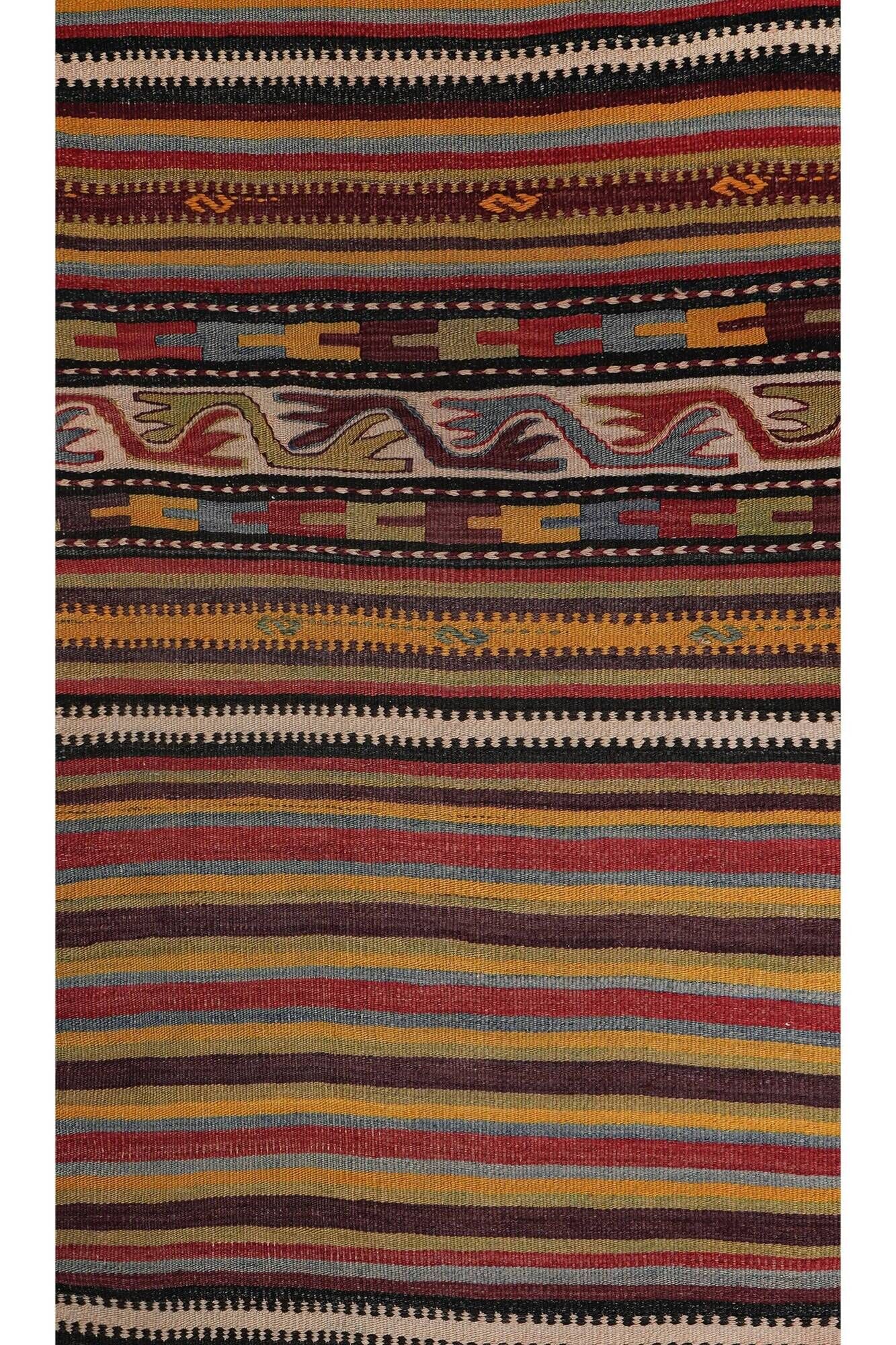 Vintage Turkish hallway rug 71x760 cm