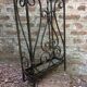 Art-deco forged iron umbrella holder