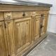 19th-century zinc and solid oak bar counter