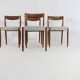 Set of 4 JCA Jensen chairs ‘Hornum’ design danois