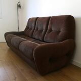Sofa bed 70s in corduroy