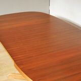 Oval baumann table with extensions from the 60