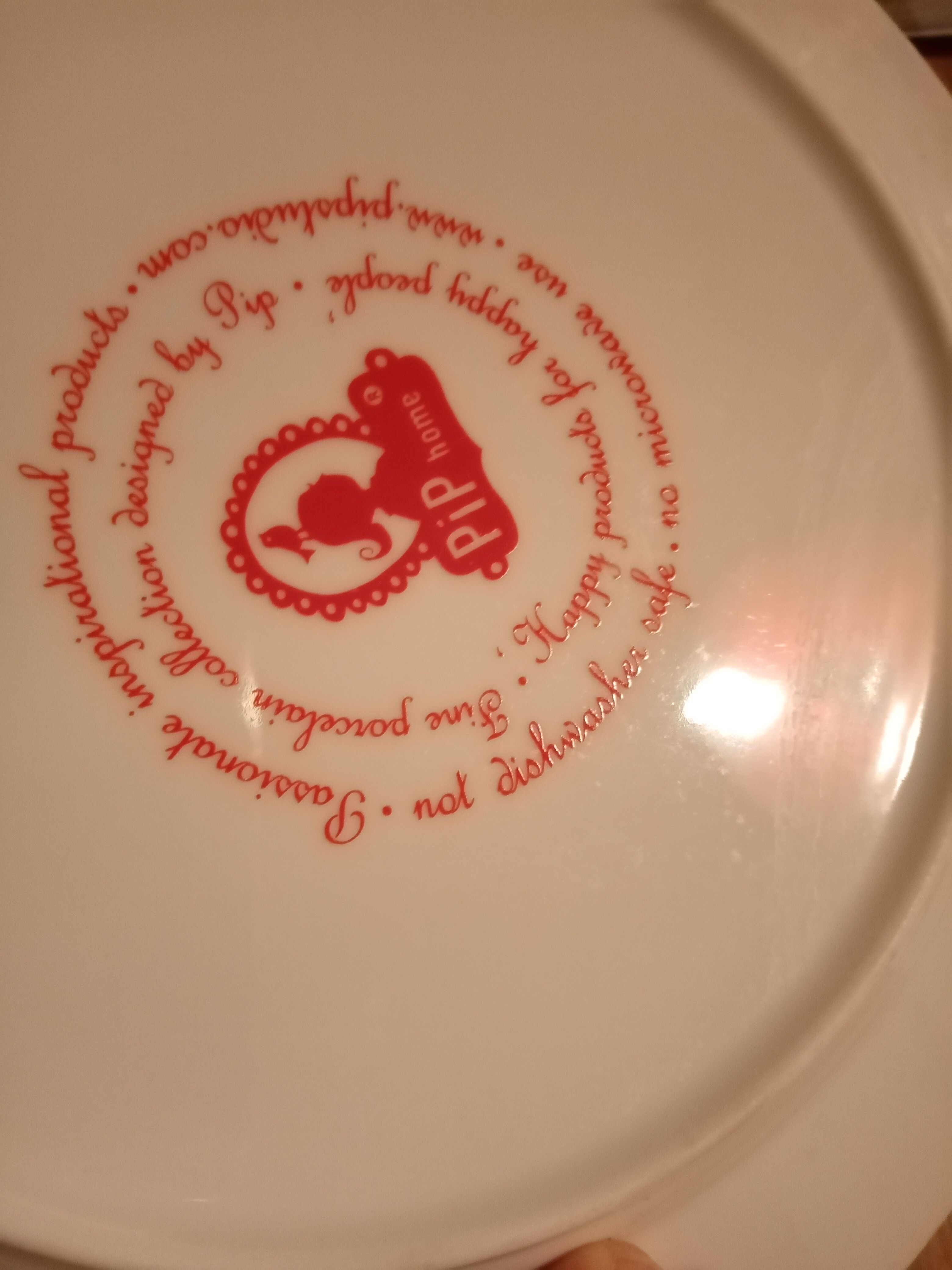 Beautiful batch of two pip home plates