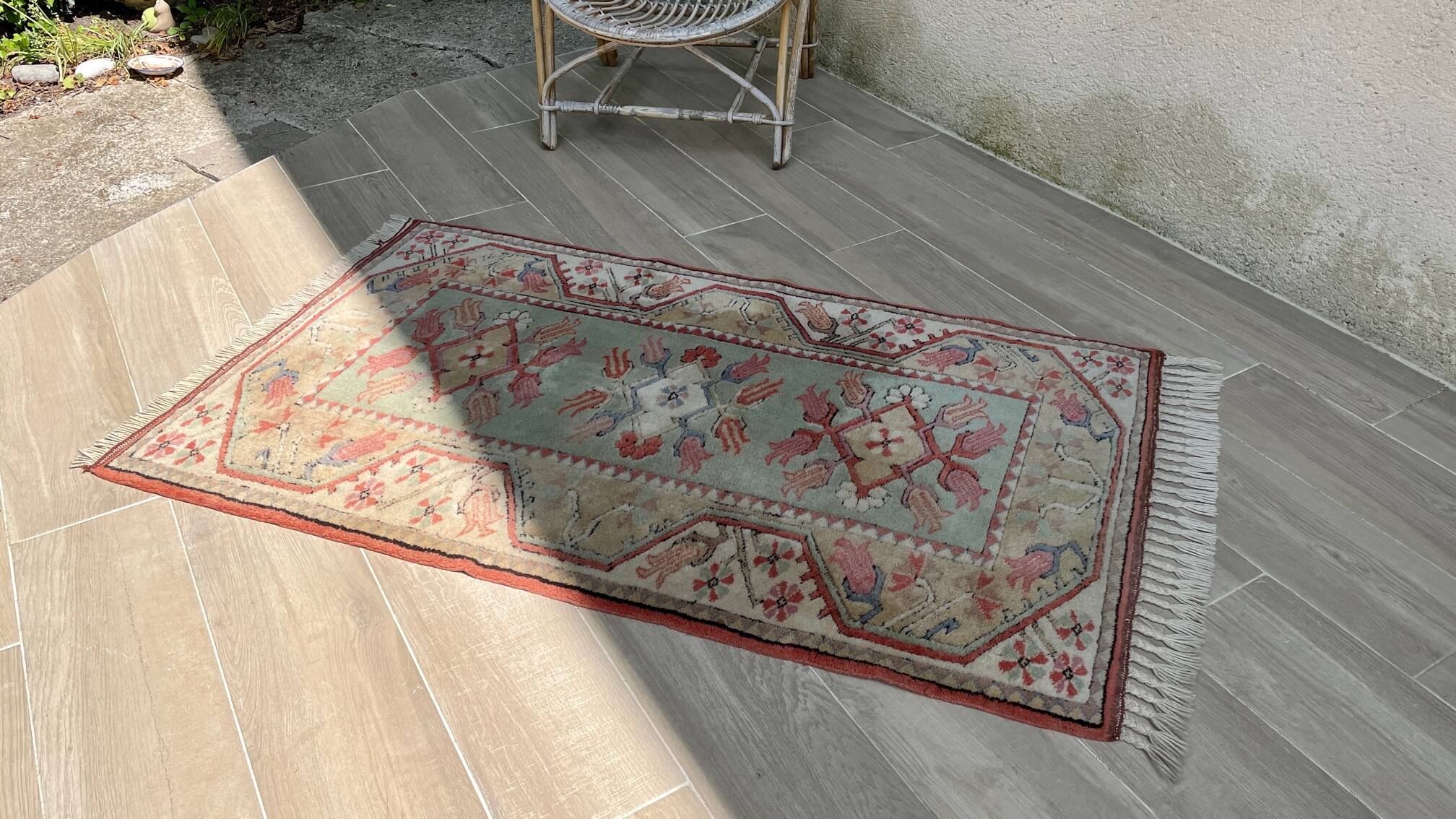 Milas oriental rug inspired by art deco