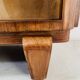Art Deco display case in mahogany and veneer, 20th century