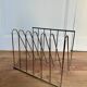Metal magazine rack, Atelier A model Z, 1970s