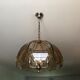 Golden Italian chandelier 4 burners 1970