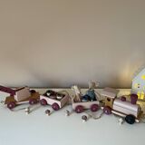 Revamped wooden train
