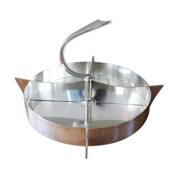 Art Deco silver-plated servant