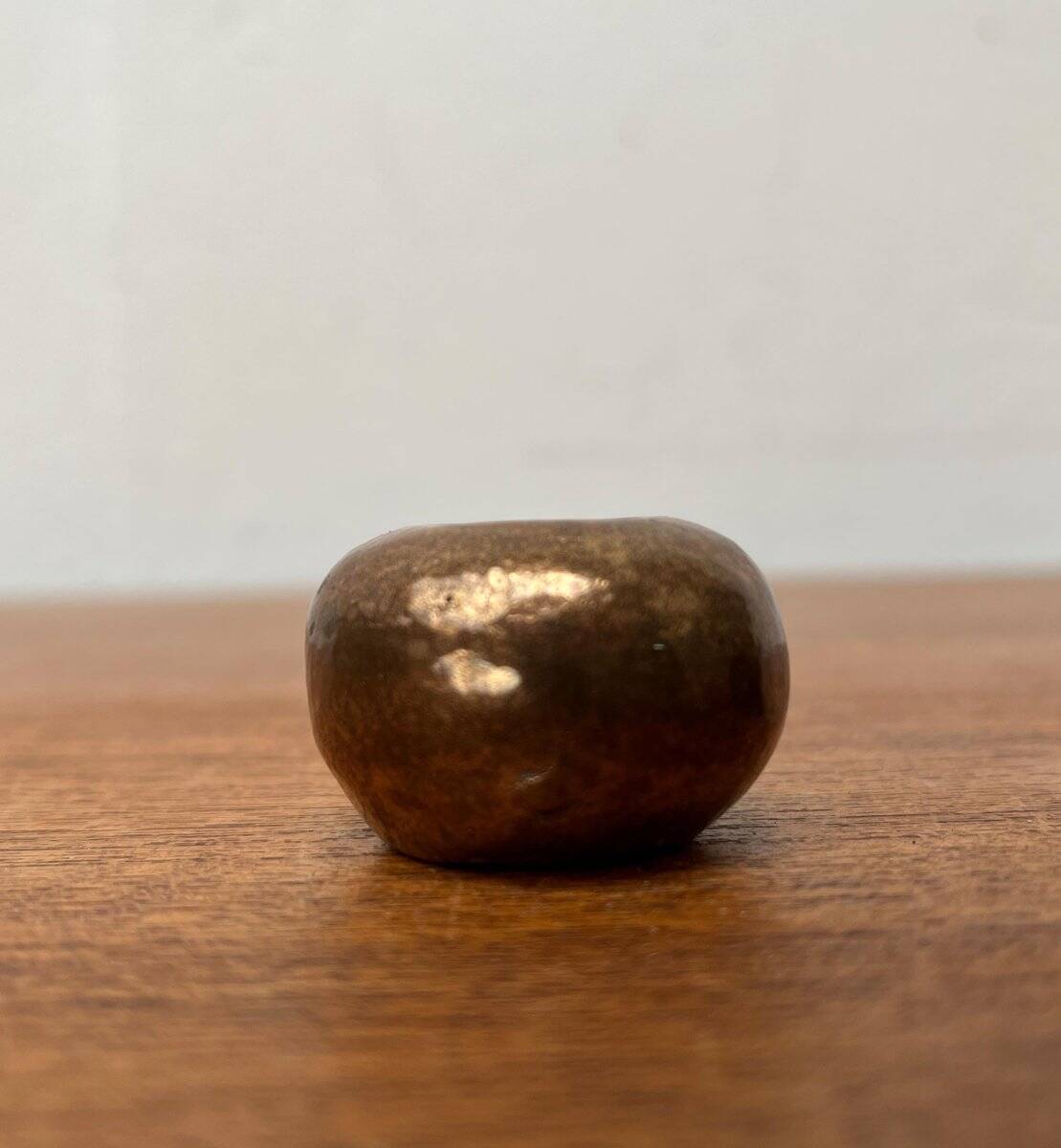 Brutalist Mid-Century Candle Holder in Bronze, 1960s, set of 6