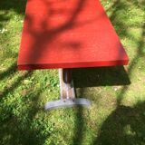Bistro table 50s, top formica. 100 x 60 cm