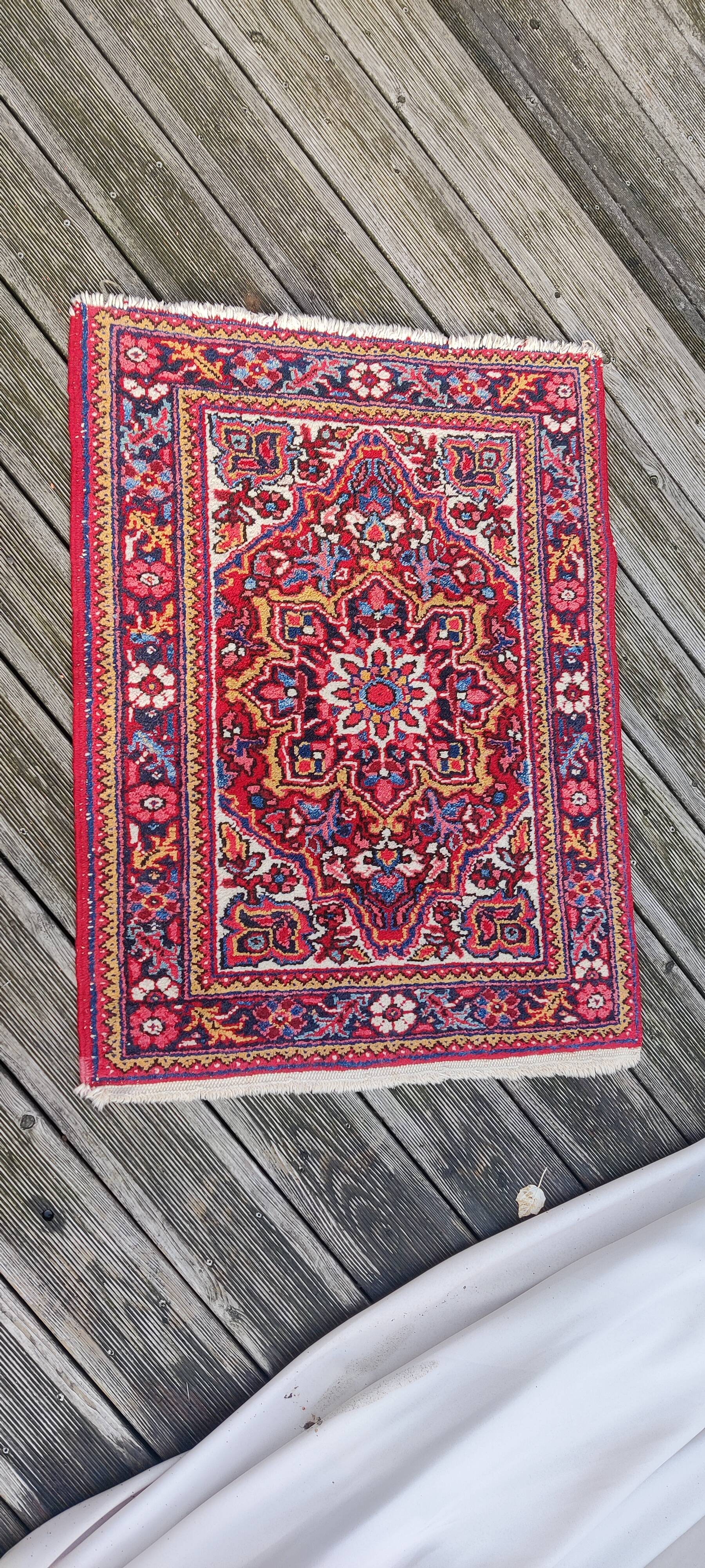 Tapis persan de Malayer vintage