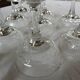 11 antique champagne glasses