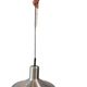Brushed metal vintage suspension / seventies chandelier