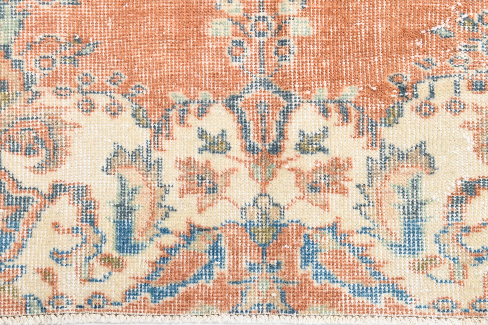 7x10 oriental vintage rug, 217x310