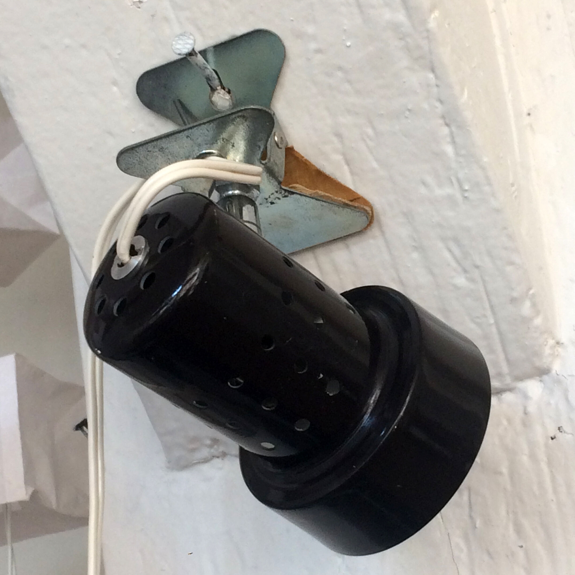 Spot perforated sheet metal around 1960