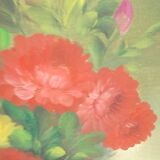 Large painting bouquet of flowers 91.5 x 60.5