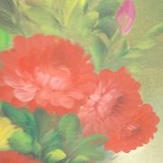 Grand tableau bouquet de fleurs  91,5 x 60,5
