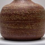 Glazed terracotta table lamp, circa 1965