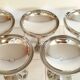 Set of 5 ice cream cups on a stand, in 18/10 stainless steel. (ref 5)