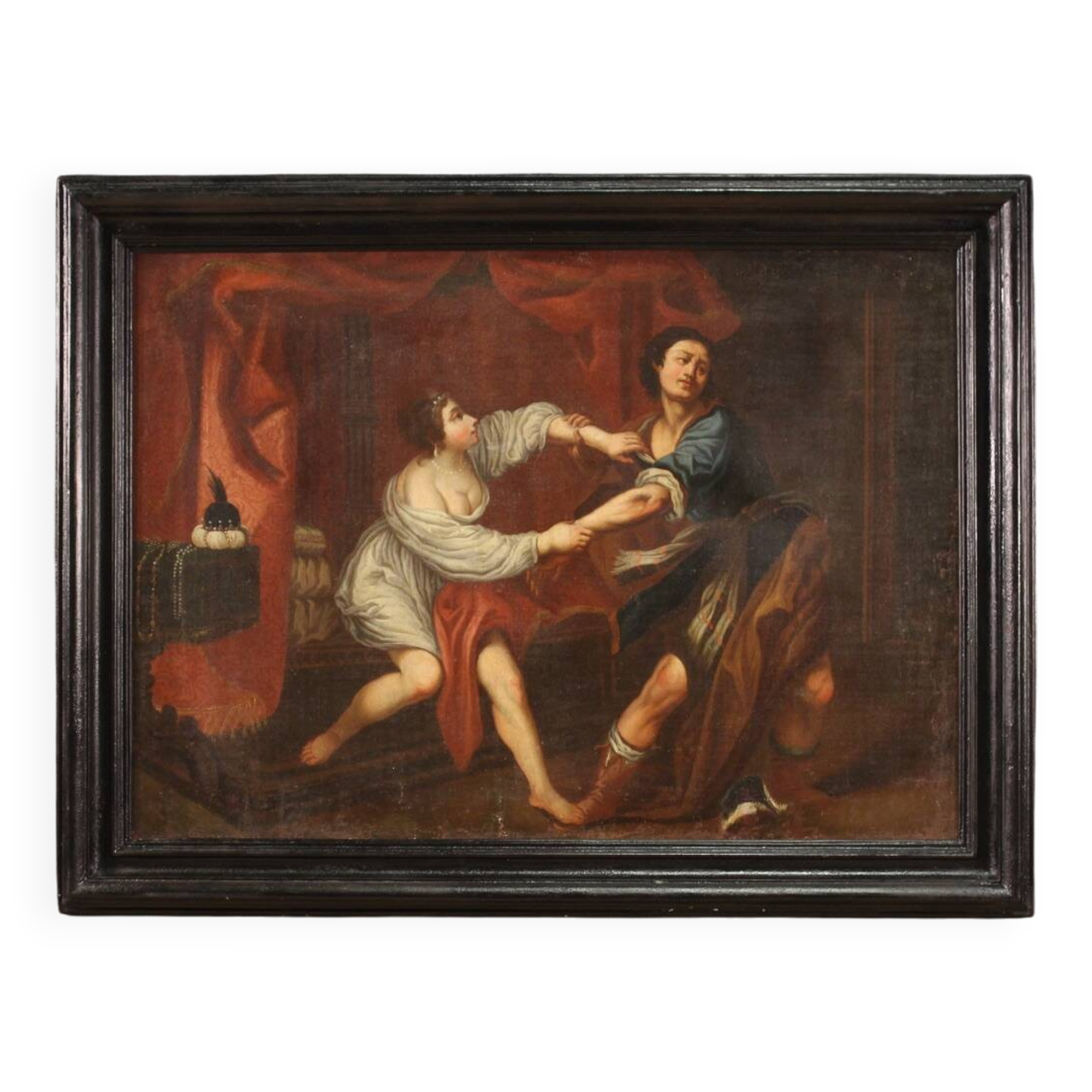 18th century painting, Joseph and Potiphar's Wife