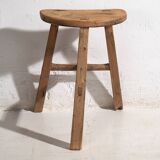 Antique Primitive Style Oriental Stool (c.1920) #2