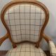 Paire de fauteuils de style Louis Philippe en hêtre teinté XX siècle