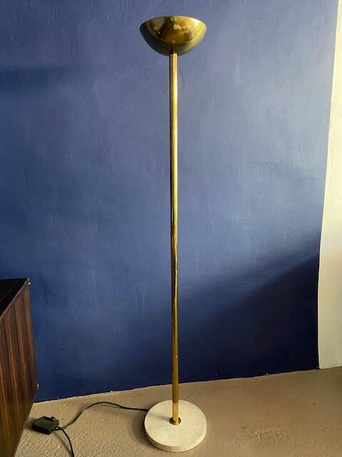 Vintage brass floor lamp