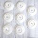 8 vintage hollow plates earthenware Gien model Herbiers table arts France