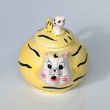 Anthropomorphic teapot coffee maker Tiger and baby tiger - Height 16 cm x Diameter 14 cm