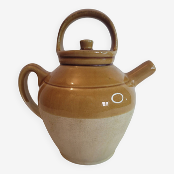 Digoin stoneware jug or gargoulette