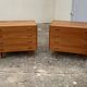 Pair of Scandinavian teak chests of drawers 1960
