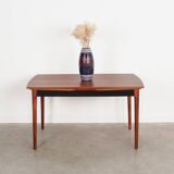 Walnut table, Danish design, 1970s, manufactured in Denmark