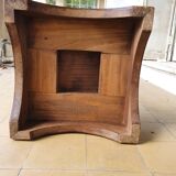 Large Neo-Gothic walnut harness, France, 19th