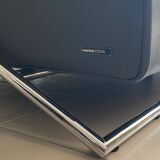 Canapé 3 places & pouf en cuir Roche Bobois