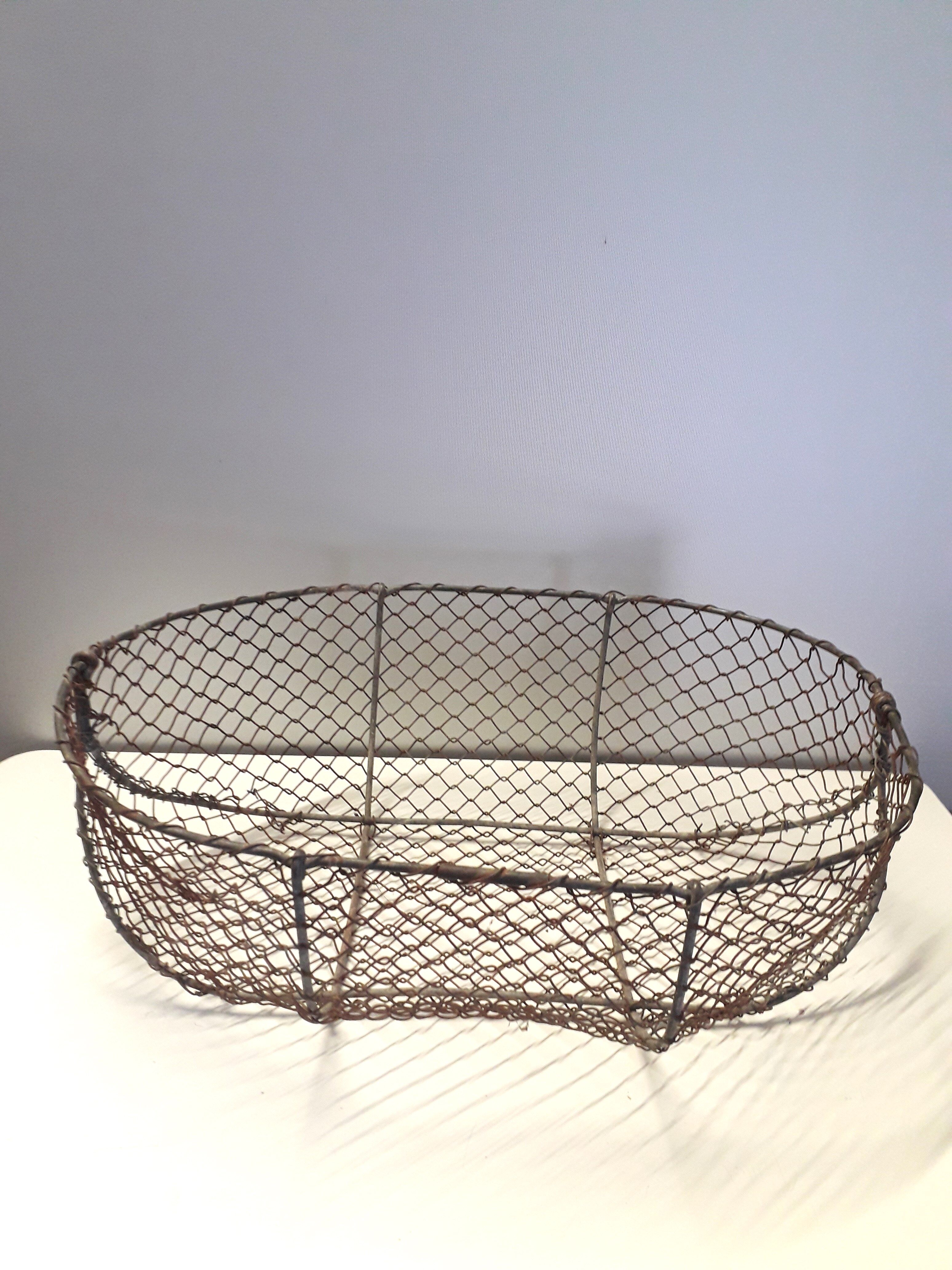 Old crab basket -Fishing basket -Marine decoration