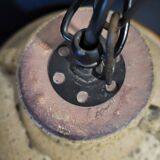 Glazed ceramic pendant light, West Germany 1960-70