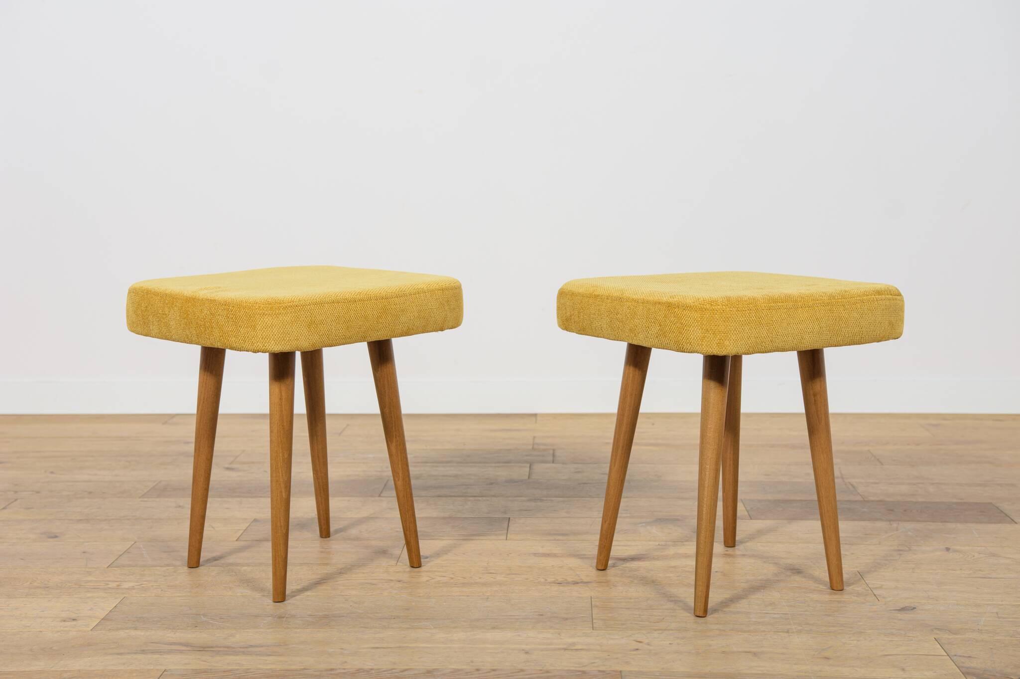 Mid-Century Teak Stool, Poland, 1970s