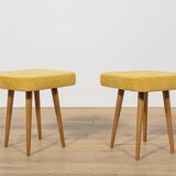 Mid-Century Teak Stool, Poland, 1970s