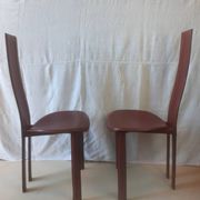 4 chaises en cuir Elena B