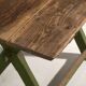 Antique trestle table made of pine wood – Central Europe, circa 1900