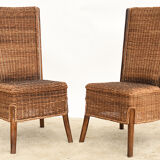 4 wicker chairs