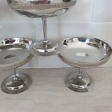Chrome-plated stainless steel dessert bowls Jean Couzon