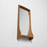 Miroir mural en bois à la gouge, Franz Xaver Sproll, circa 1960