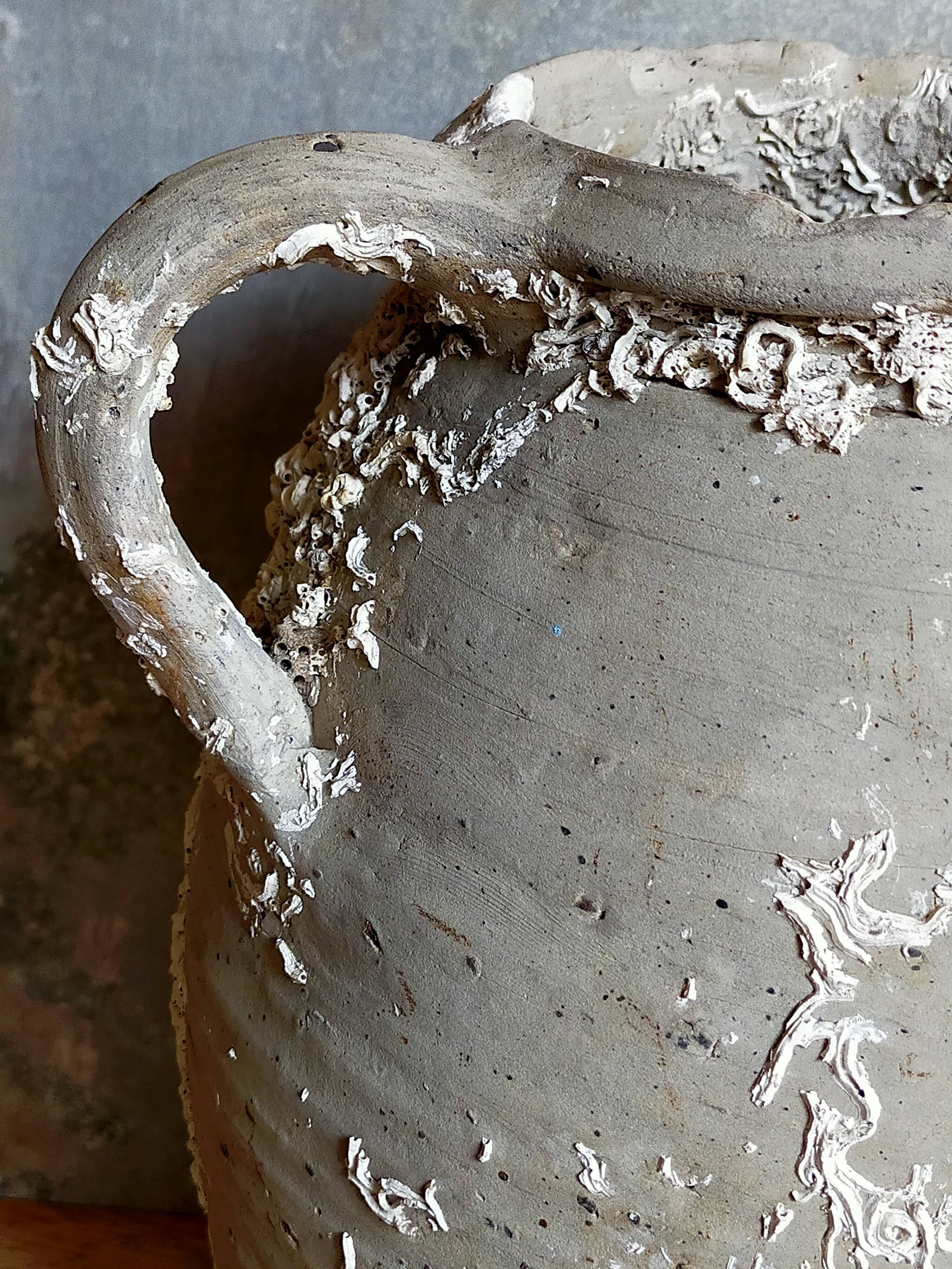 Old terracotta jug