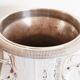 Medici Champagne Bucket in Silver Metal