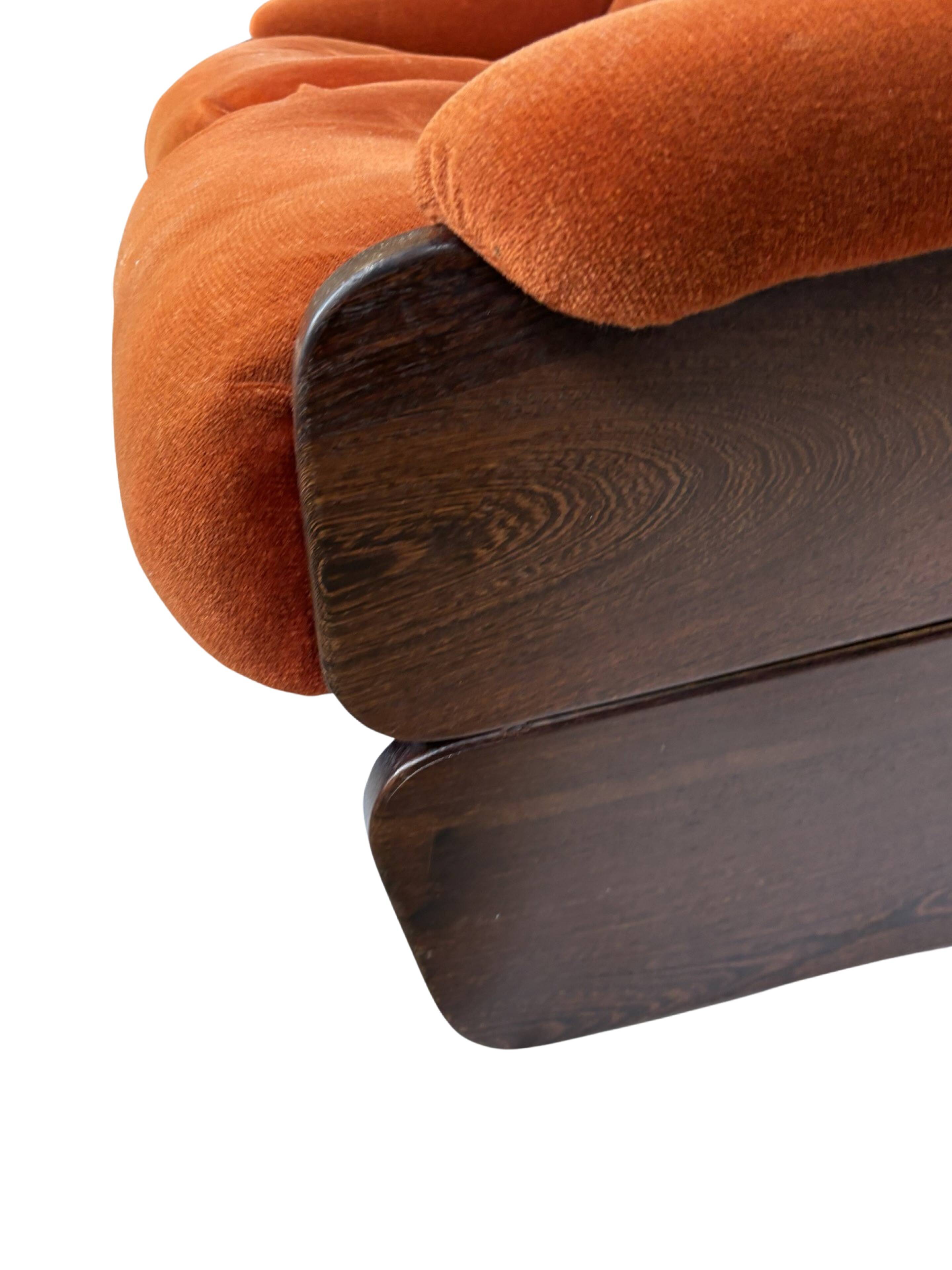 Vintage Space Age Sofa Two Seater Sofa Design 1970s