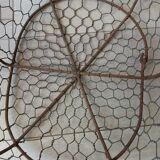 Antique metal basket + wire