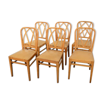 Ensemble de chaises années 50
