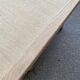 Renovated farmhouse dining table in raw wood 200cm 20th century